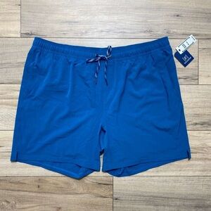 George Men's Athletic Jammer Shorts Shorts Aqua Size 2XL (44-46) Teal Star